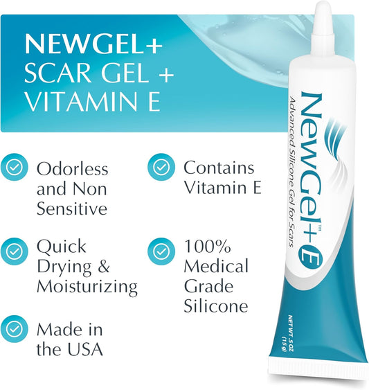 NewGel+E Advanced Silicone Gel for Scars - 15 Grams