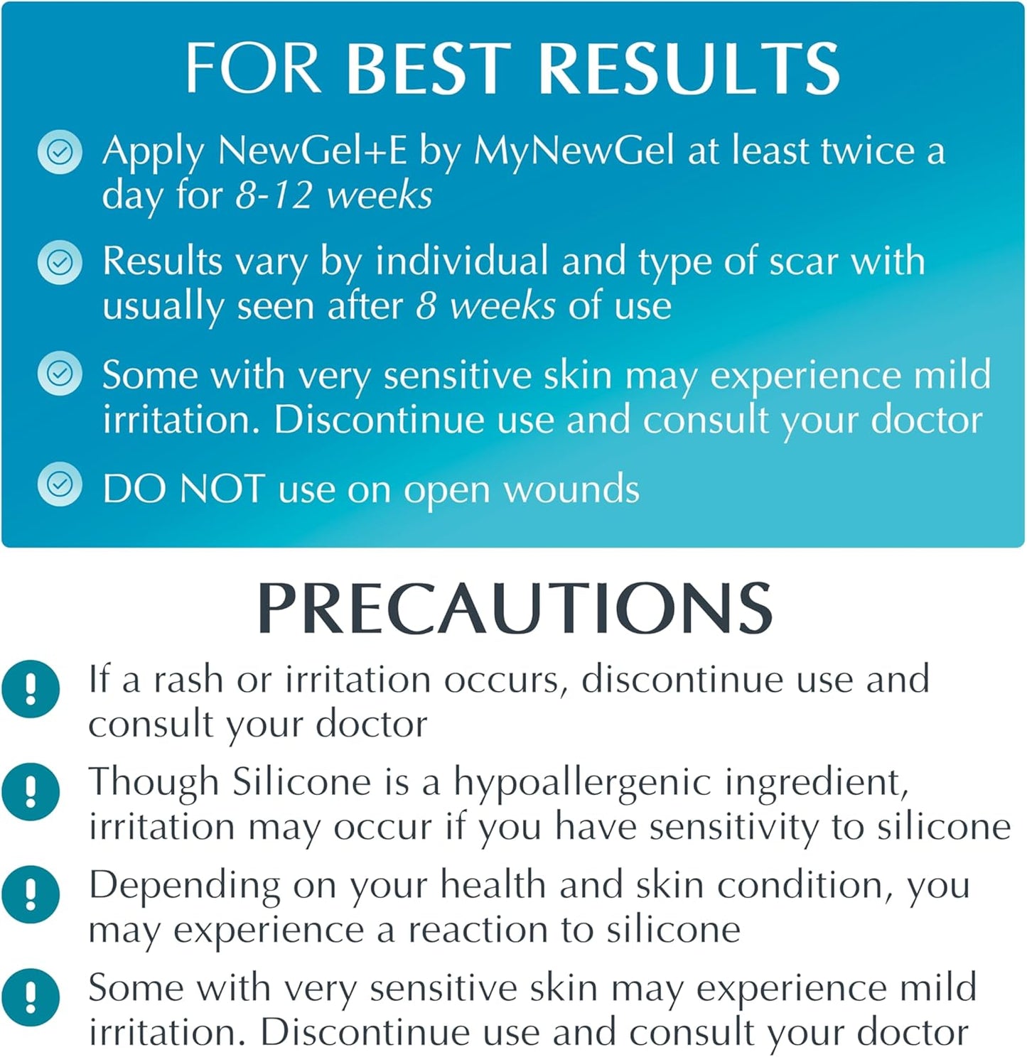 NewGel+E Advanced Silicone Gel for Scars - 15 Grams