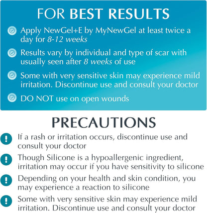 NewGel+E Advanced Silicone Gel for Scars - 15 Grams
